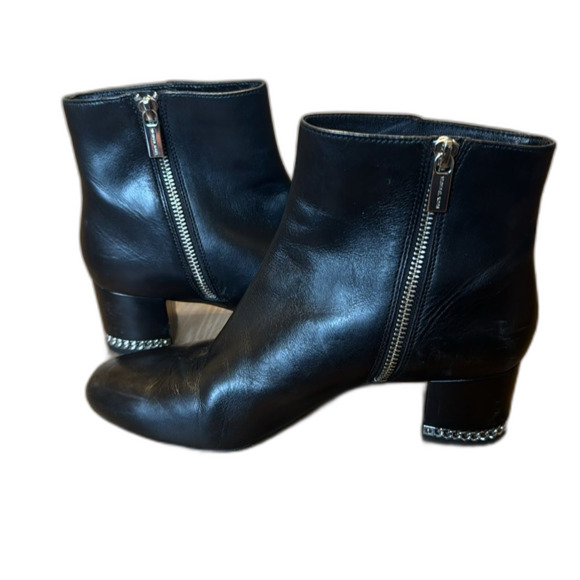 Michael Kors ladies June Flex Leather Booties in black size 8 M boots - Picture 9 of 11